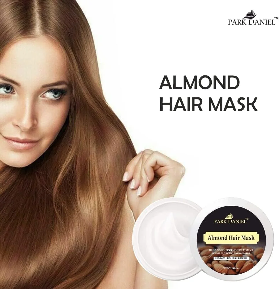 ماسک مو پروتئین بادام پارک دنیل | ترمیم موهای آسیب دیده و زبر | بازگرداندن نرمی و درخشش طبیعی بسته 4 عددی 200 گرمی (800 گرم)