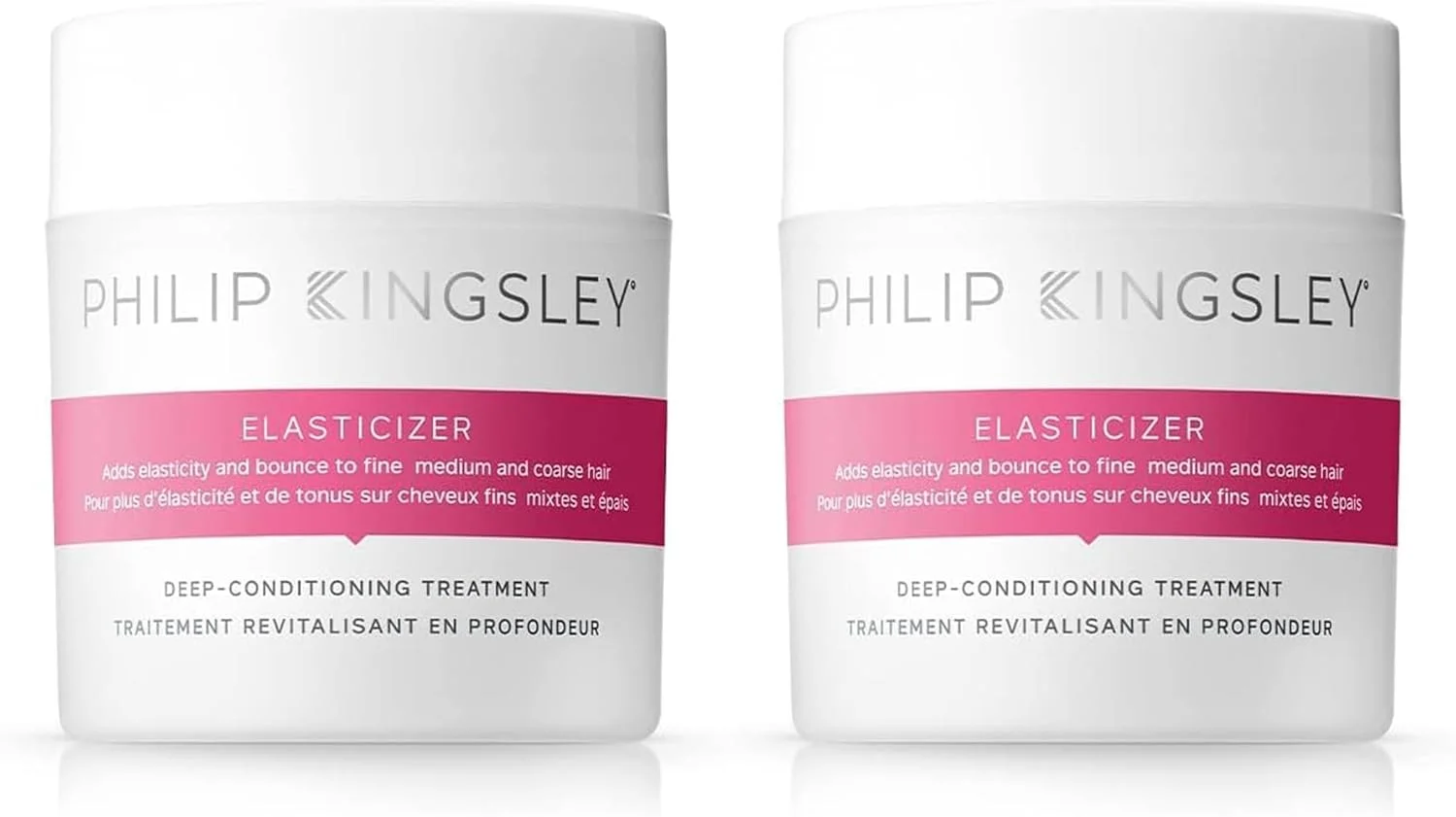 فیلیپ کینگزلی - مجموعه دوتایی ماسک موی الاستایزر، درمان و ترمیم عمقی مو برای انواع مو، ماسک نرم کننده عمیق قبل از شامپو، کاهش شکستگی و وز مو، 150 میلی لیتر x 2 فیلیپ کینگزلی - مجموعه دوتایی ماسک موی الاستایزر، درمان و ترمیم عمقی مو برای انواع مو، ماسک نرم کننده عمیق قبل از شامپو، کاهش شکستگی و وز مو، 150 میلی لیتر x 2