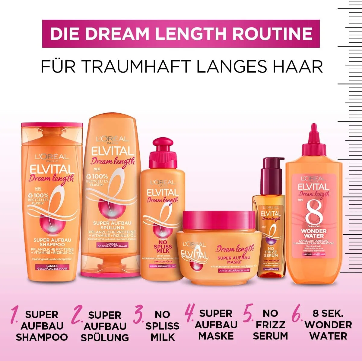 ماسک مو لورآل پاریس Elvital ضد موخوره برای موهای بلند و آسیب دیده، درمان فشرده مو با ویتامین های گیاهی و روغن کرچک، ماسک فوق العاده Dream Length، 1 عدد 300 میلی لیتر ماسک مو لورآل پاریس Elvital ضد موخوره برای موهای بلند و آسیب دیده، درمان فشرده مو با ویتامین های گیاهی و روغن کرچک، ماسک فوق العاده Dream Length، 1 عدد 300 میلی لیتر