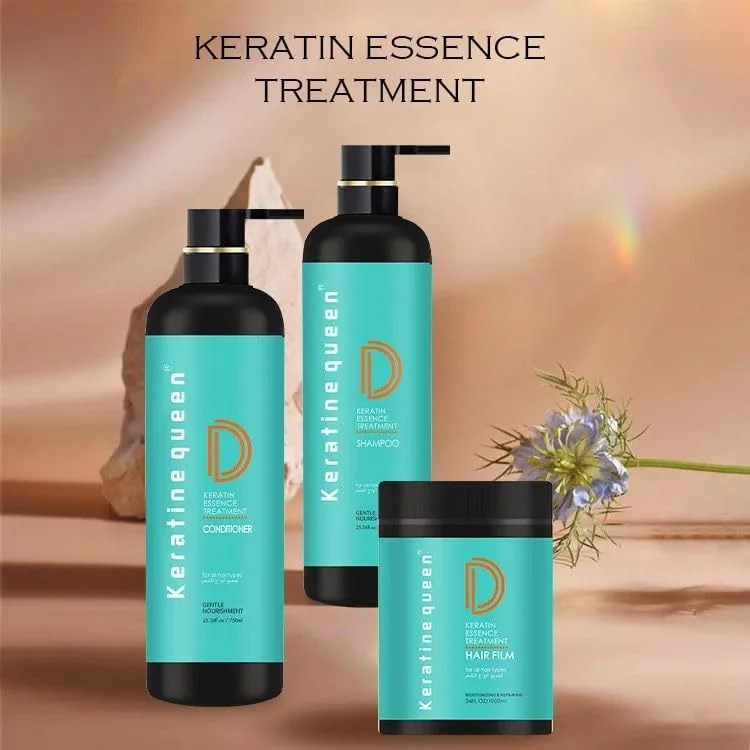 ماسک مو کراتین اسنس پروتئین کوئین Moluogeyoil مناسب انواع مو، مغذی و مرطوب کننده 1000 میلی لیتر