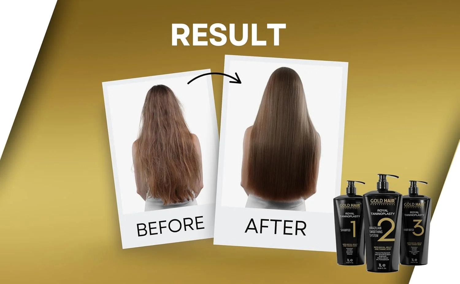 ماسک موی حرفه ای گلد هیر مرحله 3 حجم 1 لیتر | درمان، احیا کننده مو + صاف کننده احیا کننده، ترمیم کننده و نرم کننده مو، آبرسانی عمیق ماسک موی حرفه ای گلد هیر مرحله 3 حجم 1 لیتر | درمان، احیا کننده مو + صاف کننده احیا کننده، ترمیم کننده و نرم کننده مو، آبرسانی عمیق