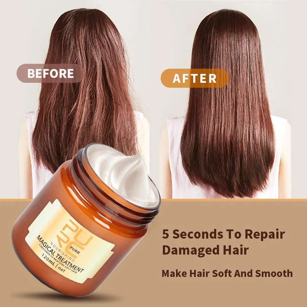 نرم کننده مو PURC، ماسک درمان جادویی موی کراتینه مولکولی پیشرفته فرست فلای، نرم کننده موی حرفه ای، ترمیم 5 ثانیه ای ریشه موهای آسیب دیده، تونیک مو، درمان کراتینه مو و پوست سر (120 میلی لیتر) نرم کننده مو PURC، ماسک درمان جادویی موی کراتینه مولکولی پیشرفته فرست فلای، نرم کننده موی حرفه ای، ترمیم 5 ثانیه ای ریشه موهای آسیب دیده، تونیک مو، درمان کراتینه مو و پوست سر (120 میلی لیتر)