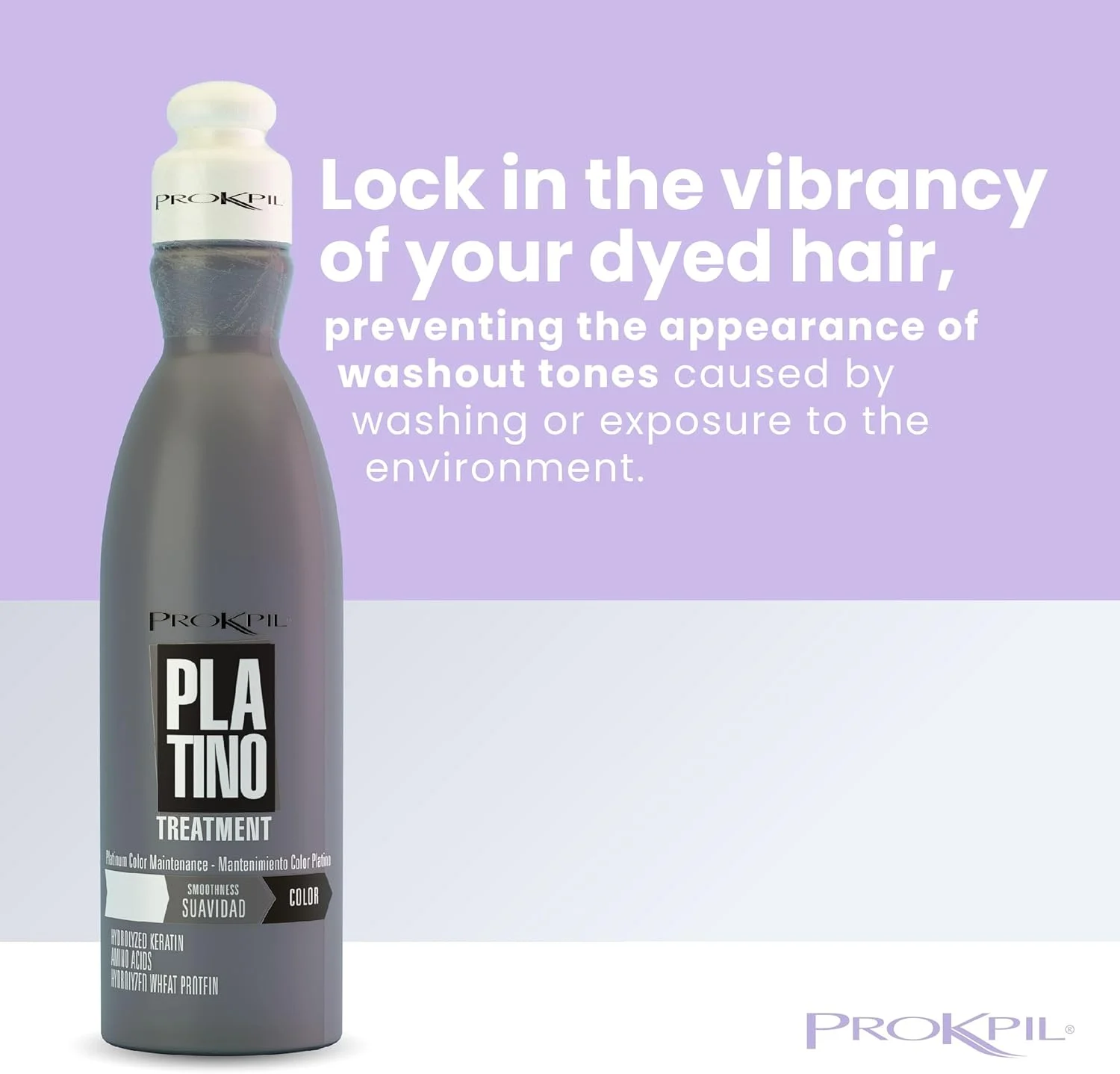 ماسک مو پروکپیل پلاتینیوم برای حفظ رنگ موهای پلاتینیوم خاکستری نقره ای، درمان و نگهداری طبیعی، رنگساژ نقره ای، خاکستری 300 میلی لیتر ماسک مو پروکپیل پلاتینیوم برای حفظ رنگ موهای پلاتینیوم خاکستری نقره ای، درمان و نگهداری طبیعی، رنگساژ نقره ای، خاکستری 300 میلی لیتر