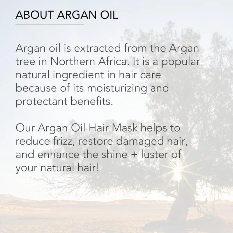 ماسک موی روغن آرگان Pure Body Naturals برای موهای آسیب دیده، درمان و مرطوب کننده عمیق مو، 236 میلی لیتر ماسک موی روغن آرگان Pure Body Naturals برای موهای آسیب دیده، درمان و مرطوب کننده عمیق مو، 236 میلی لیتر