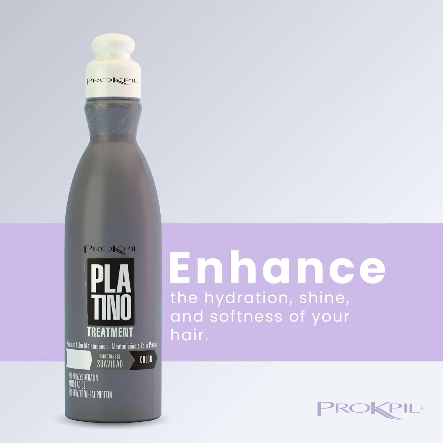ماسک مو پروکپیل پلاتینیوم برای حفظ رنگ موهای پلاتینیوم خاکستری نقره ای، درمان و نگهداری طبیعی، رنگساژ نقره ای، خاکستری 300 میلی لیتر ماسک مو پروکپیل پلاتینیوم برای حفظ رنگ موهای پلاتینیوم خاکستری نقره ای، درمان و نگهداری طبیعی، رنگساژ نقره ای، خاکستری 300 میلی لیتر