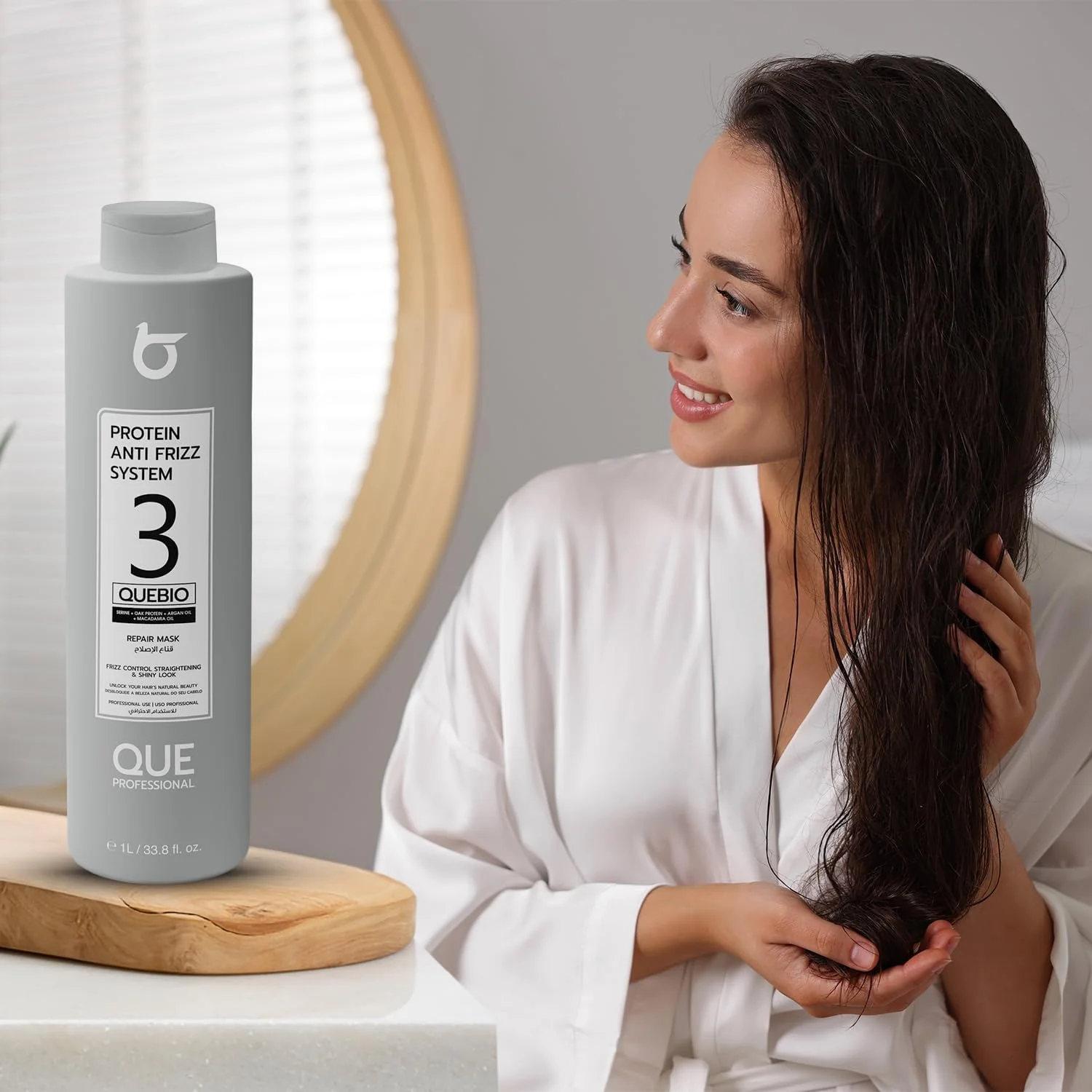 ماسک ترمیم کننده مو کوبیو حجم 1 لیتر مرحله 3، ماسک حرفه ای برای موهای وز، رنگ شده و ضعیف حاوی پروتئین ها و روغن های طبیعی برای بستن کوتیکول ها و بازگرداندن لطافت ماسک ترمیم کننده مو کوبیو حجم 1 لیتر مرحله 3، ماسک حرفه ای برای موهای وز، رنگ شده و ضعیف حاوی پروتئین ها و روغن های طبیعی برای بستن کوتیکول ها و بازگرداندن لطافت