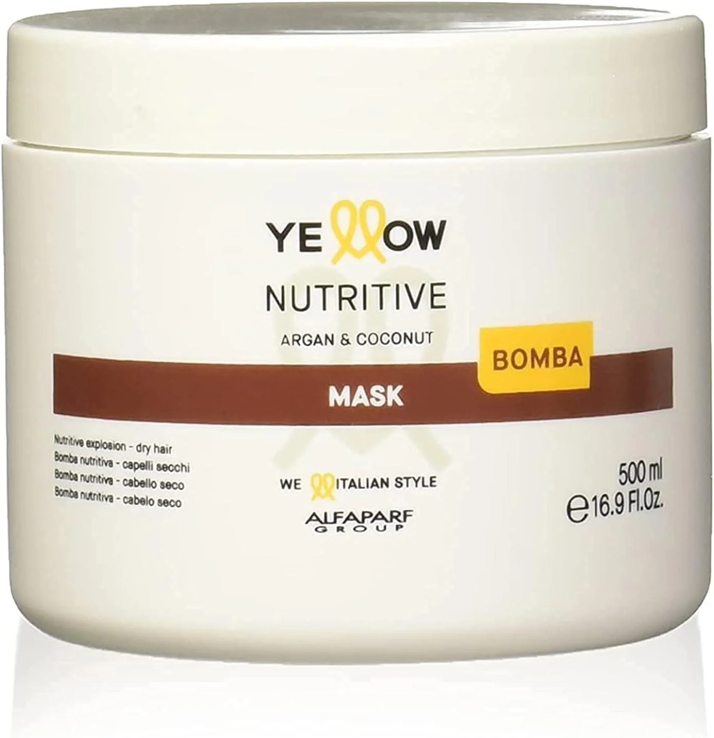 ماسک مغذی آرگان و نارگیل زرد، 500 میلی لیتر