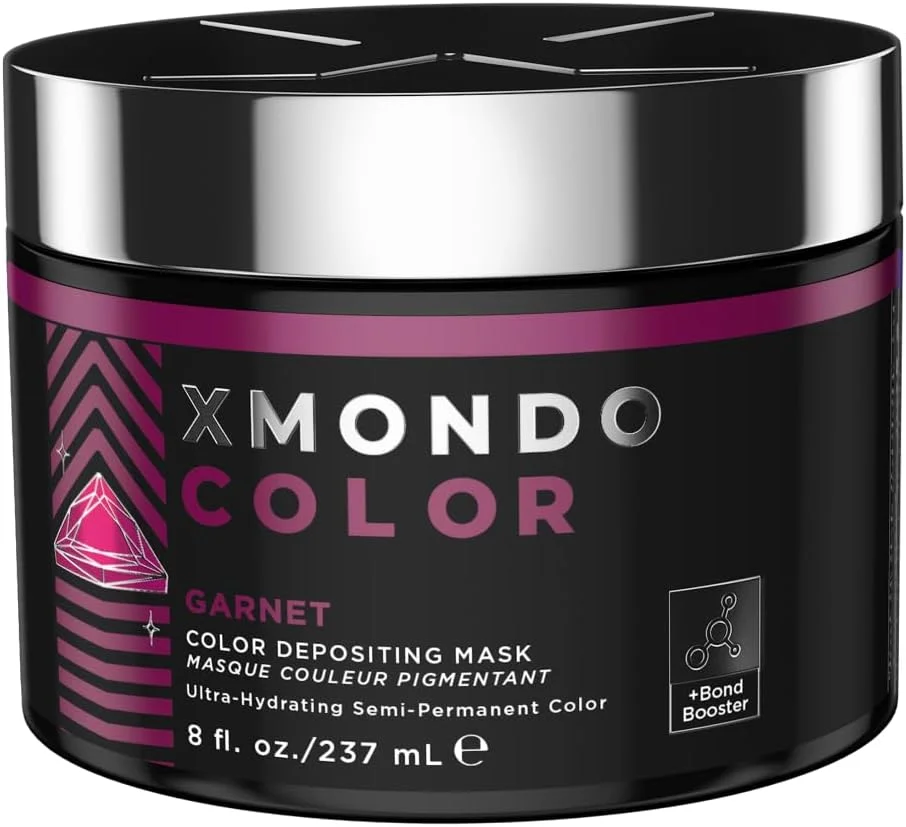 ماسک رنگساژ موی گارنت XMONDO - فرمول وگان با اسید هیالورونیک برای حفظ رطوبت، پروتئین های گیاهی برای احیای مو و فناوری تقویت پیوند، 236 میلی لیتر ماسک رنگساژ موی گارنت XMONDO - فرمول وگان با اسید هیالورونیک برای حفظ رطوبت، پروتئین های گیاهی برای احیای مو و فناوری تقویت پیوند، 236 میلی لیتر