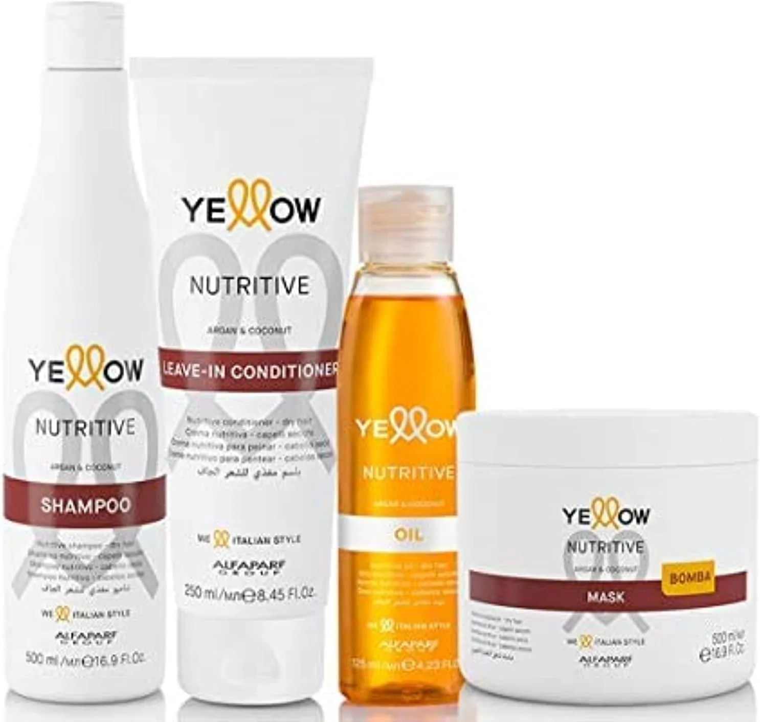 ماسک مغذی آرگان و نارگیل زرد، 500 میلی لیتر