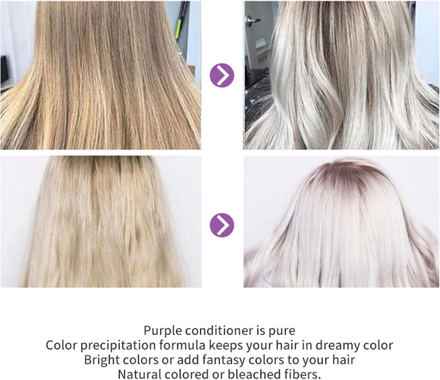 ماسک مو نقره ای Xiquzal، ضد زردی، 300 میلی لیتر ماسک مراقبت از مو بنفش برای موهای دکلره و روشن شده، بلوند، دکلره شده، پلاتینه، خاکستری و سفید، مرطوب کننده، کاهش زردی و نرم کننده موهای خشک (02) ماسک مو نقره ای Xiquzal، ضد زردی، 300 میلی لیتر ماسک مراقبت از مو بنفش برای موهای دکلره و روشن شده، بلوند، دکلره شده، پلاتینه، خاکستری و سفید، مرطوب کننده، کاهش زردی و نرم کننده موهای خشک (02)