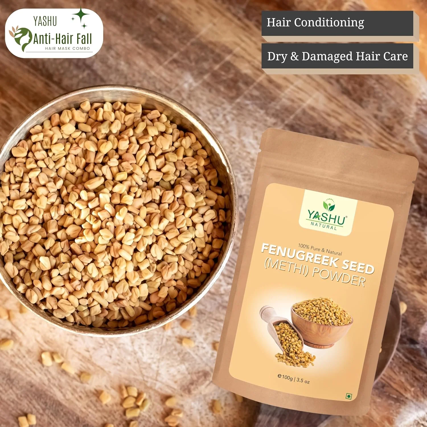 پودر خالص و ارگانیک گل بامیه، برینگراج و دانه شنبلیله یاشو برای مو و پوست سر خشک (300 گرم) پودر خالص و ارگانیک گل بامیه، برینگراج و دانه شنبلیله یاشو برای مو و پوست سر خشک (300 گرم)