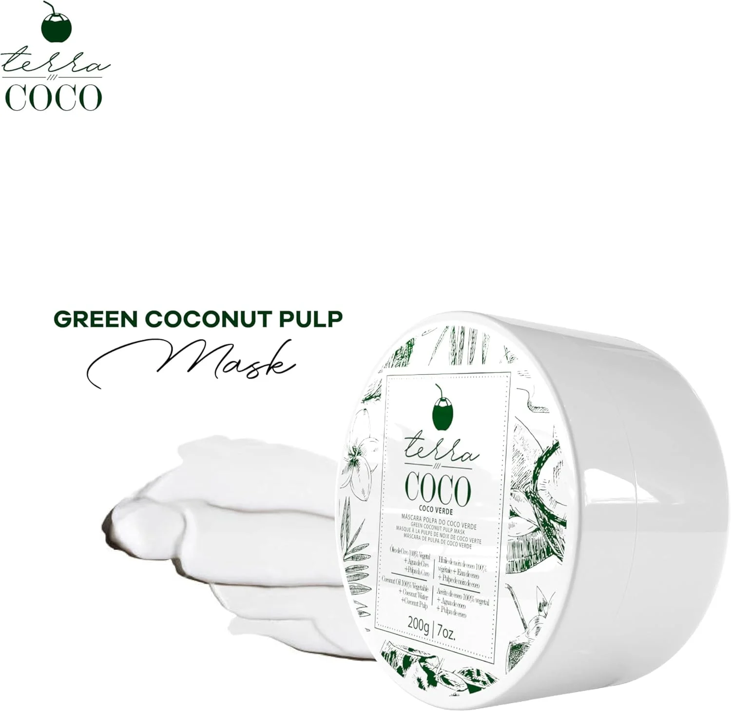 ماسک مو یبرا پاریس Terra Coco Verde | وگان | مرطوب کننده و مغذی | ایده آل برای موهای به شدت خشک و آسیب دیده ناشی از آفتاب یا مواد شیمیایی | از بین برنده سلول های مرده | به عنوان ضد آفتاب عمل می کند | 200 گرم ماسک مو یبرا پاریس Terra Coco Verde | وگان | مرطوب کننده و مغذی | ایده آل برای موهای به شدت خشک و آسیب دیده ناشی از آفتاب یا مواد شیمیایی | از بین برنده سلول های مرده | به عنوان ضد آفتاب عمل می کند | 200 گرم