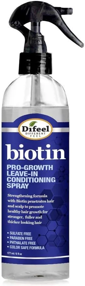 اسپری نرم کننده و تقویت کننده مو دیفیل مدل Pro-Growth Biotin حجم 177 میلی لیتر - درمان بدون نیاز به آبکشی برای رشد مو اسپری نرم کننده و تقویت کننده مو دیفیل مدل Pro-Growth Biotin حجم 177 میلی لیتر - درمان بدون نیاز به آبکشی برای رشد مو