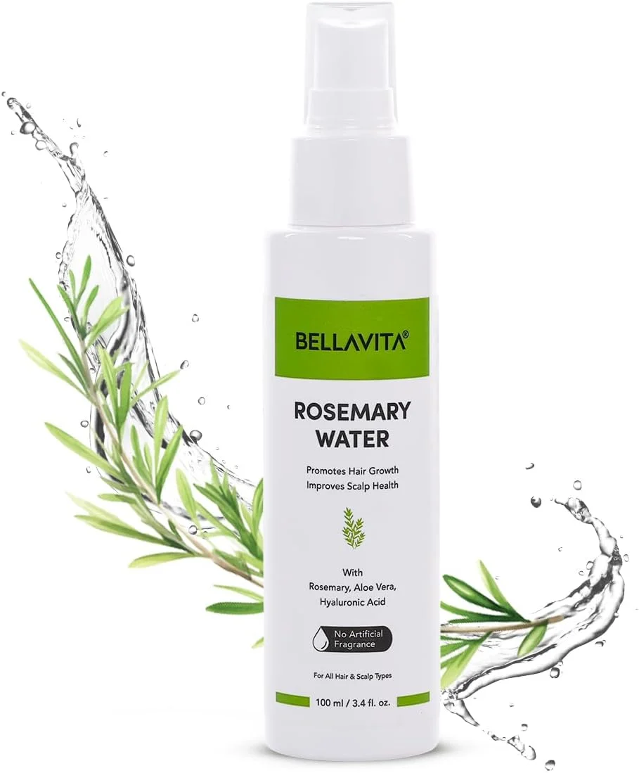 اسپری آب رزماری Bellavita برای رشد مو | اسپری مو برای رشد مجدد مو | افزایش درخشندگی | کاهش ریزش مو | تقویت کننده مو | مناسب برای انواع مو | اسپری مه مو | 100 میلی لیتر