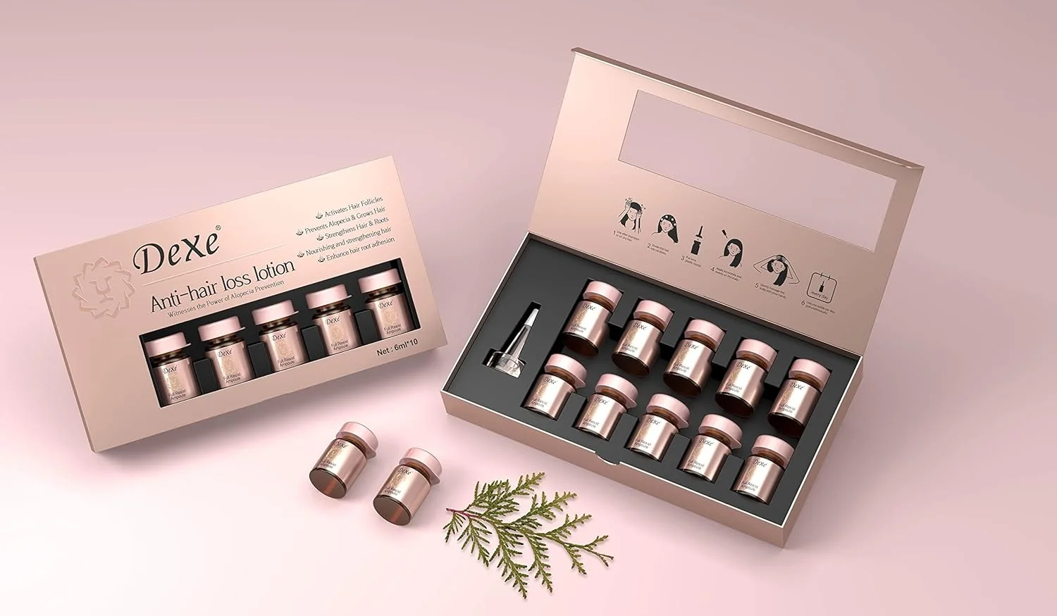 لوسیون ضد ریزش مو دکسی 6 میلی لیتر * 10