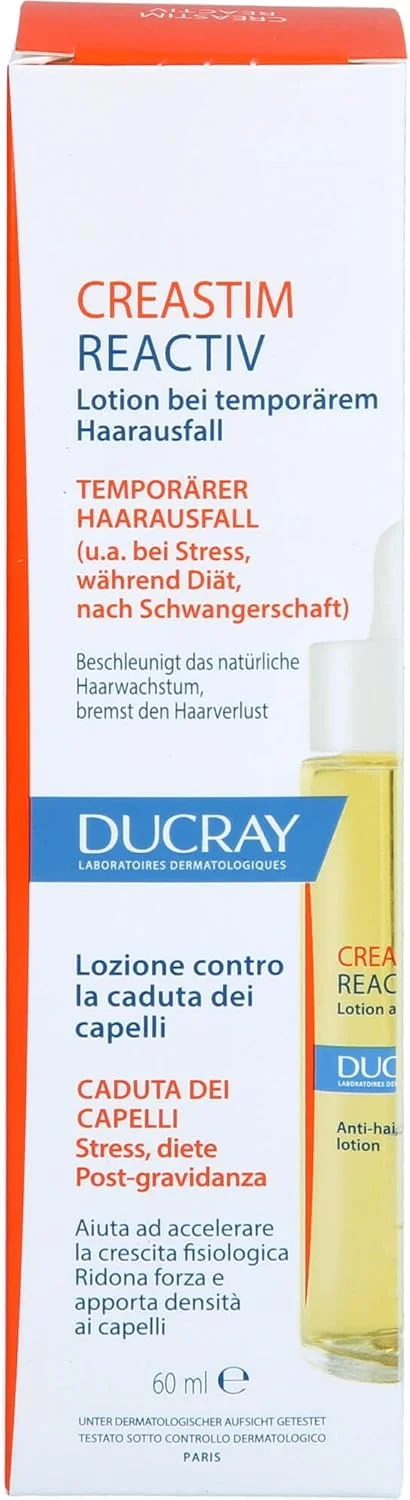 لوسیون ضد ریزش مو دوکری کراستیم - برای ریزش موی موقتی زنانه ناشی از استرس، خستگی و پس از بارداری - اسپری پمپی 2X30 میلی لیتر