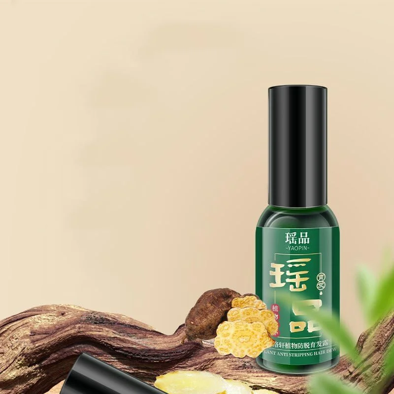 محلول ضد ریزش و رشد مو، شبنم ضد ریزش مو گیاهی یاوپین، مایع جلوگیری از ریزش مو بیوتیکومی، اسپری مراقبت از مو با عصاره زنجبیل شووو سیاه (2 عدد)