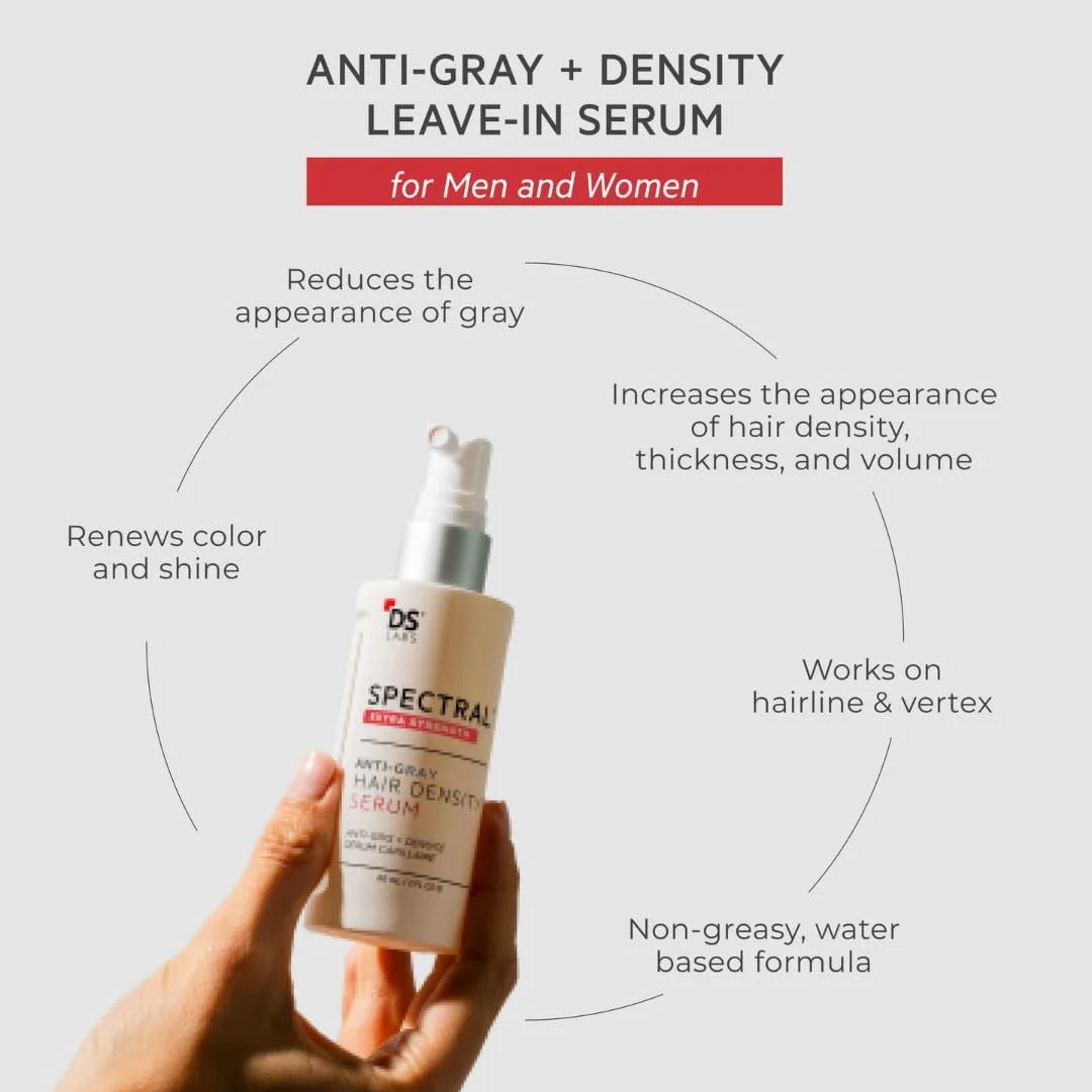 سرم ضد سفیدی مو و تقویت کننده موی سر دی اس لابراتوریز Spectral.DNC-S، با قدرت فوق العاده، مناسب برای آقایان و بانوان - احیا کننده رنگ مو، سرم ضد ریزش و نازک شدن مو برای داشتن موهایی پرپشت تر، 60 میلی لیتر سرم ضد سفیدی مو و تقویت کننده موی سر دی اس لابراتوریز Spectral.DNC-S، با قدرت فوق العاده، مناسب برای آقایان و بانوان - احیا کننده رنگ مو، سرم ضد ریزش و نازک شدن مو برای داشتن موهایی پرپشت تر، 60 میلی لیتر