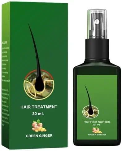 اسپری رشد مو اتومور، سرم مبتنی بر آب با زنجبیل برای جلوگیری از ریزش مو، اسپری سریع رشد مو برای زنان، فرمول مغذی، سرم اسپری سبک و غیر چرب (30 میلی لیتر)