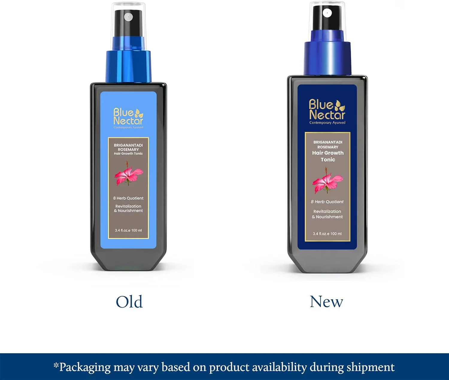 سرم رشد مو رزماری گیاهی پیشرفته بلو نکتار، جایگزین طبیعی برای Redensyl برای رشد مو | سرم موی آیورودا برای زنان و مردان برای مو و پوست سر سالم (8 گیاه، 100 میلی لیتر)