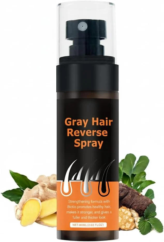 اسپری رشد مو، کیت سرم رشد مو آزونی، محرک رشد مو و ریش، ضخیم کننده و رشد مجدد برای مردان و زنان، کاهش ریزش مو، تقویت کننده مو و ریش، 2 fl.oz