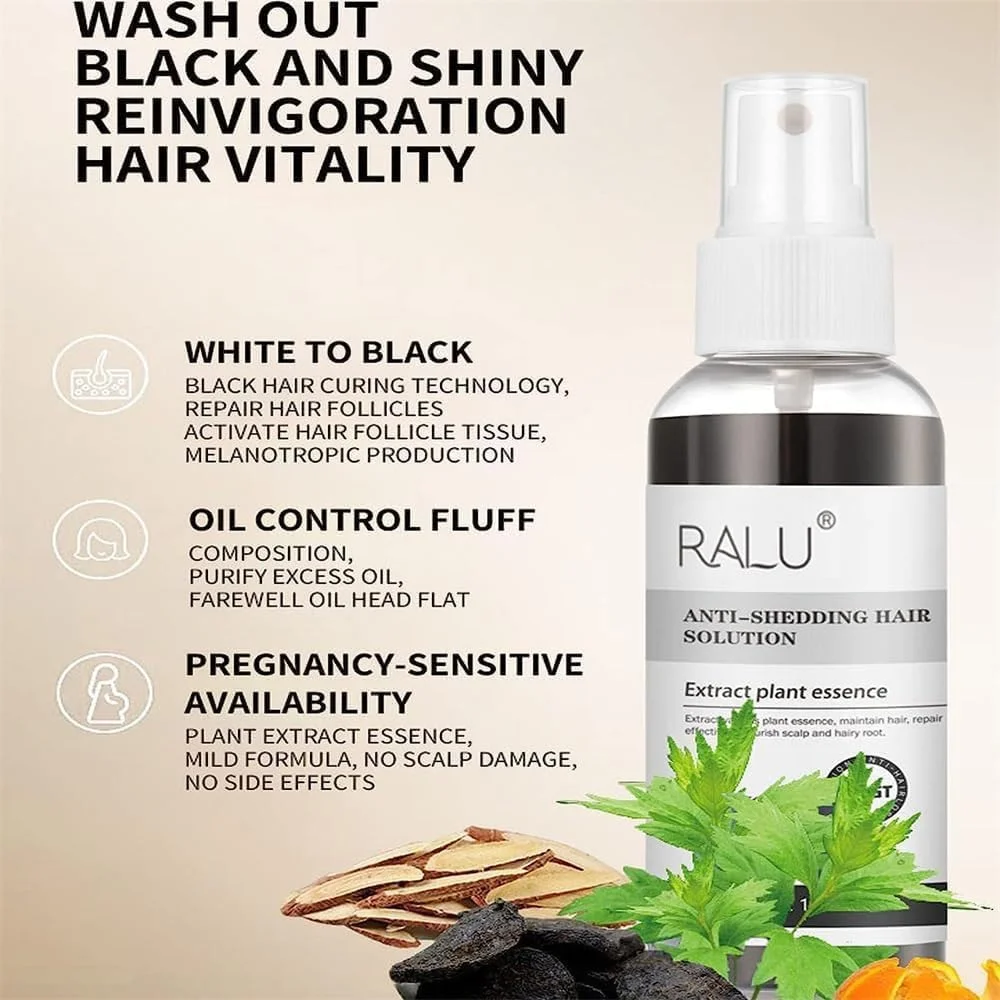 اسپری سرم فرمول رشد مو آزونی، تثبیت کننده مو، تغذیه کننده ریشه مو، محلول ضد ریزش برای موهای ضخیم تر و سالم تر (2 عدد)