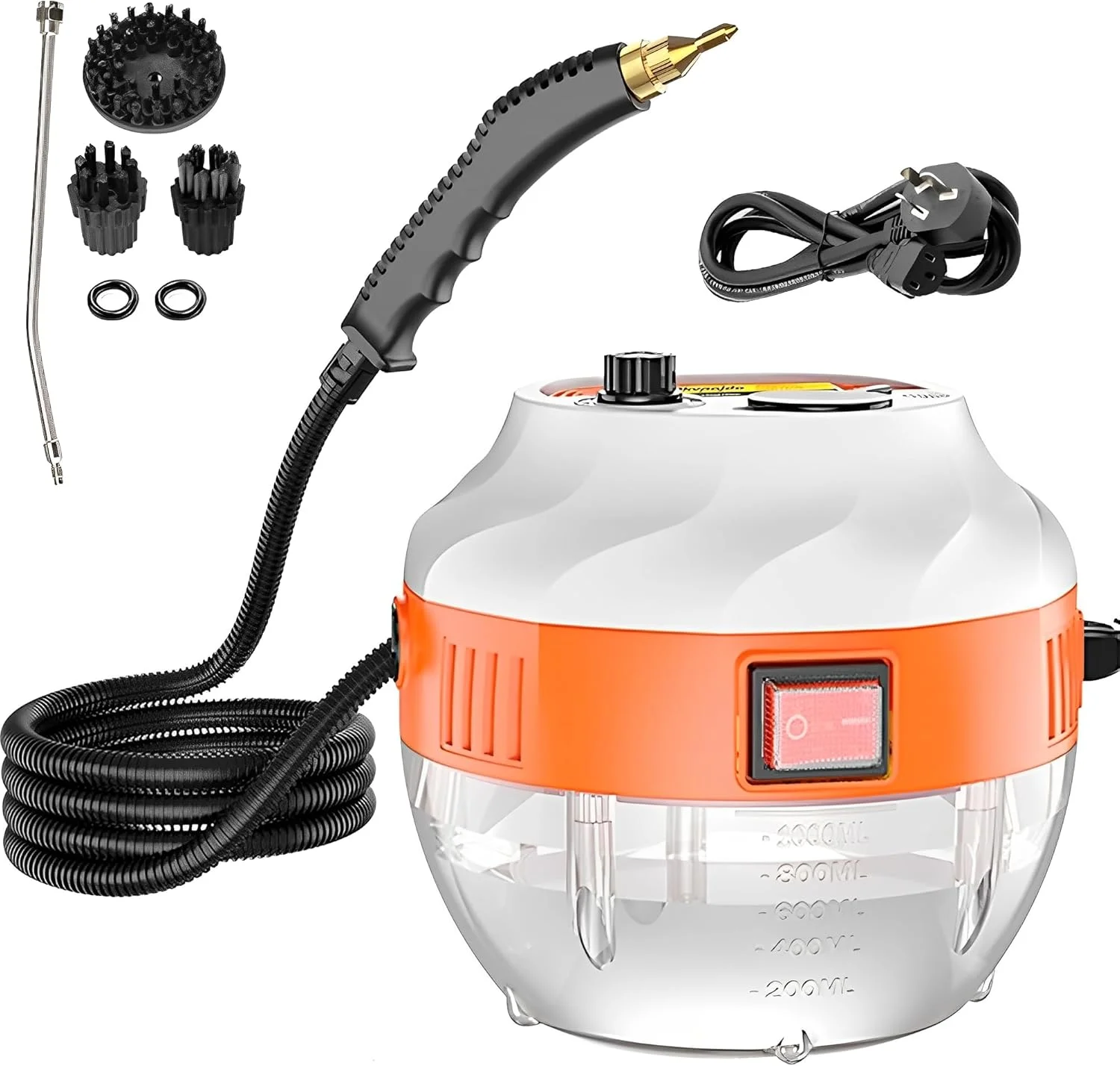 بخارشوی Beauenty، بخارشوی دستی 3800 واتی با فشار و دمای بالا به همراه 3 سری برس، بخارشوی قابل حمل با 6 حالت قابل تنظیم برای آشپزخانه، حمام، فرش، خودرو، مبلمان و کاشی