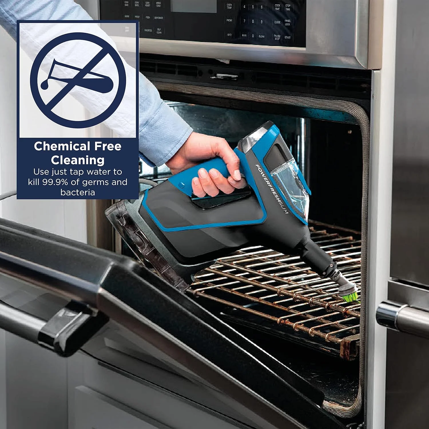 بخارشوی باریک و قدرتمند بیسل پاور فرش | بخارشوی 3 در 1 | تبدیل از کف شوی به بخارشوی دستی | مدل 2234E