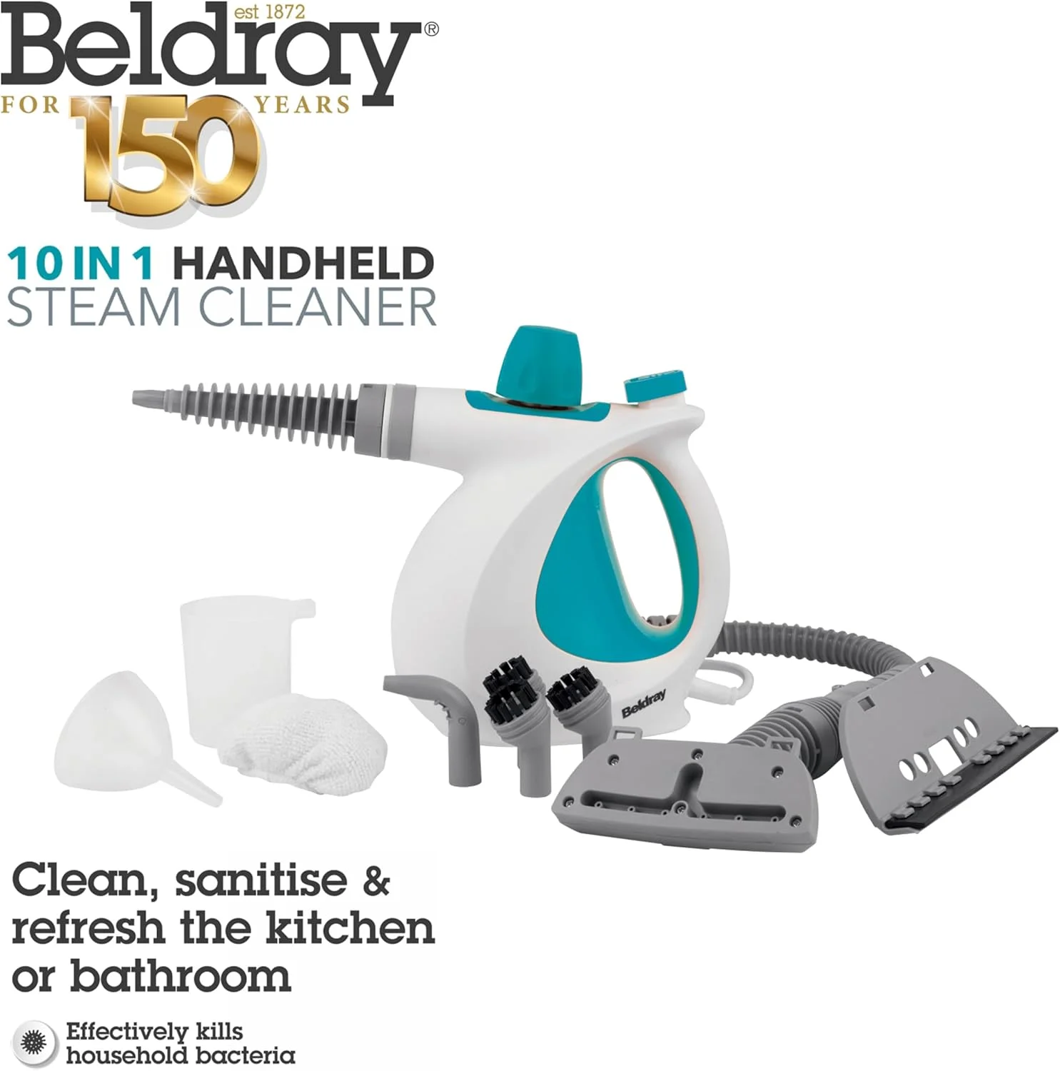 بخارشوی دستی 10 در 1 بلدرای با مخزن آب 250 میلی لیتری