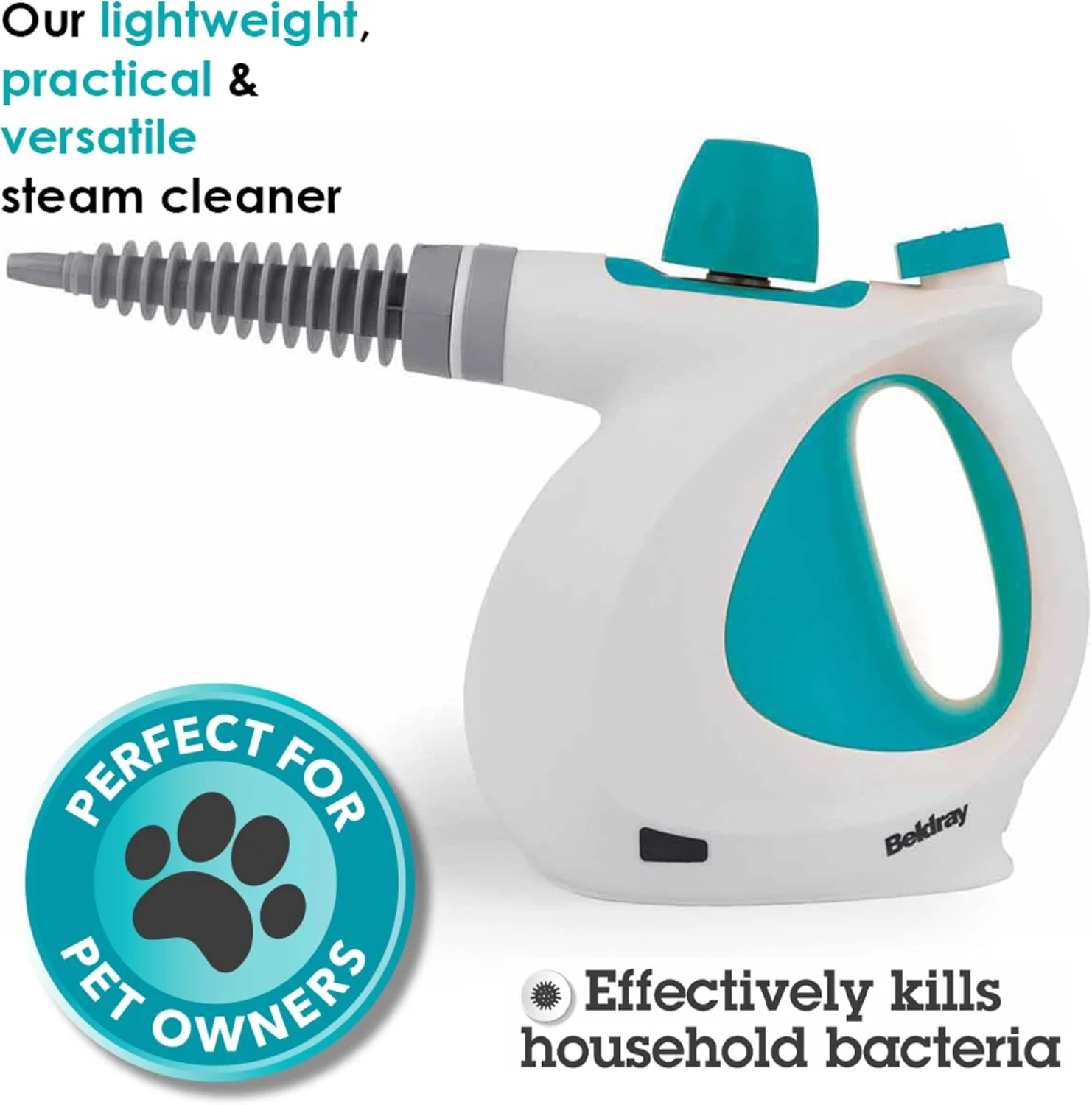 بخارشوی دستی 10 در 1 بلدرای با مخزن آب 250 میلی لیتری