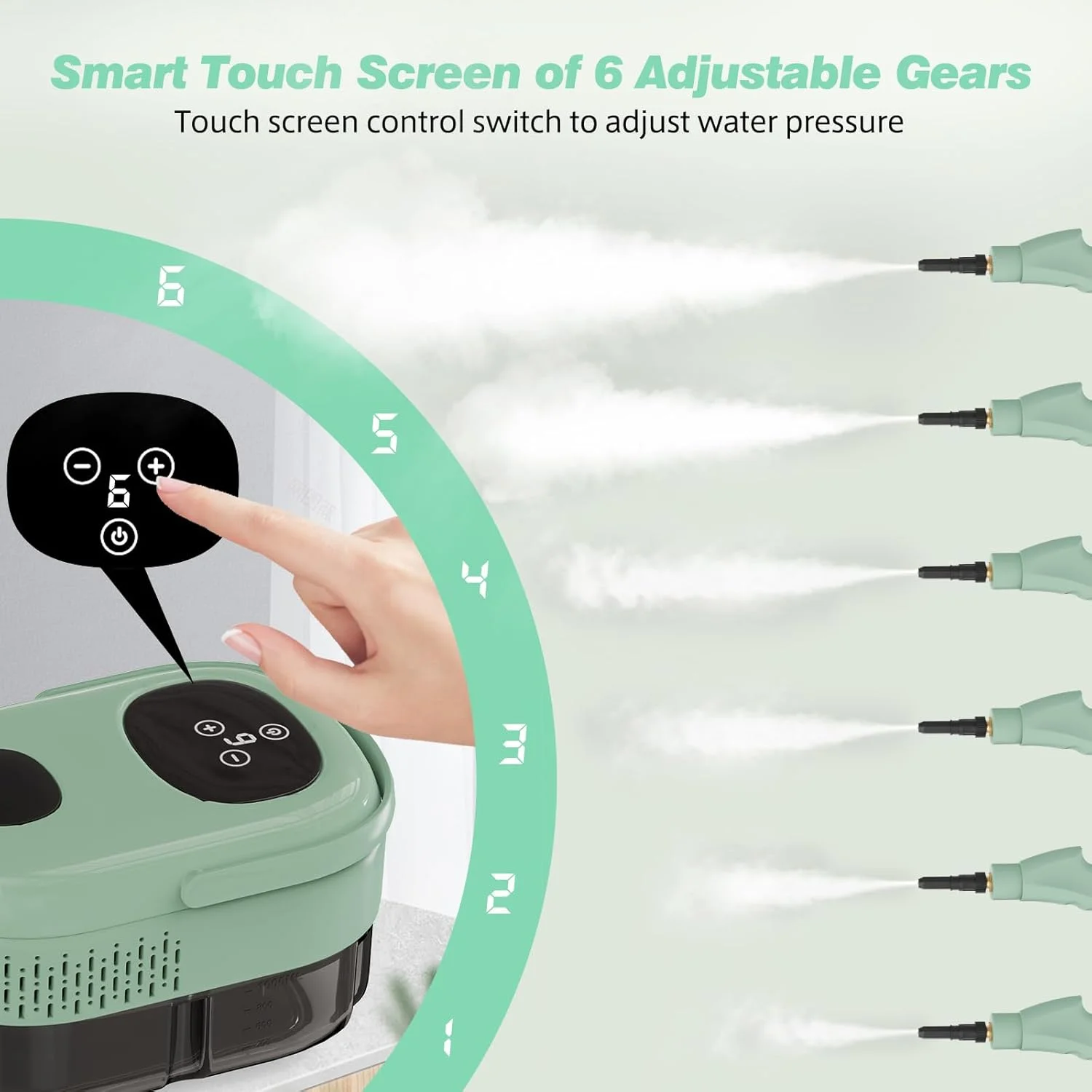 بخارشوی چند منظوره فشار قوی Beedove، بخارشوی دستی قابل حمل با دمای بالا 2500 وات به همراه 3 سری برس برای جزئیات خودرو، تمیز کردن داخلی، مبل، آشپزخانه، حمام، دوغاب، کاشی بخارشوی چند منظوره فشار قوی Beedove، بخارشوی دستی قابل حمل با دمای بالا 2500 وات به همراه 3 سری برس برای جزئیات خودرو، تمیز کردن داخلی، مبل، آشپزخانه، حمام، دوغاب، کاشی