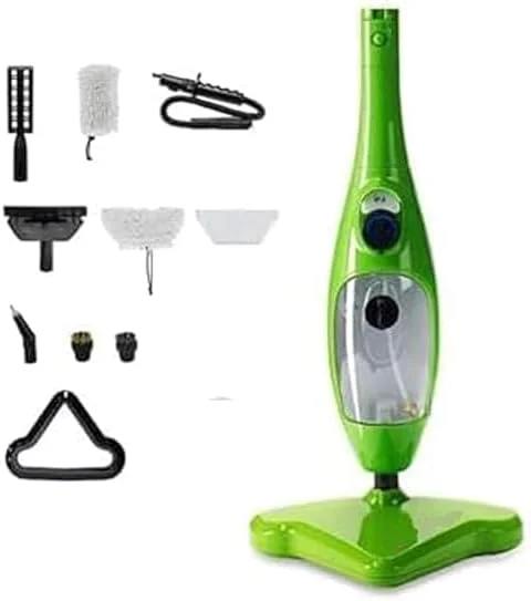 بخارشوی دستی 5 در 1 چند منظوره | تمیزکاری عمیق برای خانه | شامل کیت لوازم جانبی 11 تکه