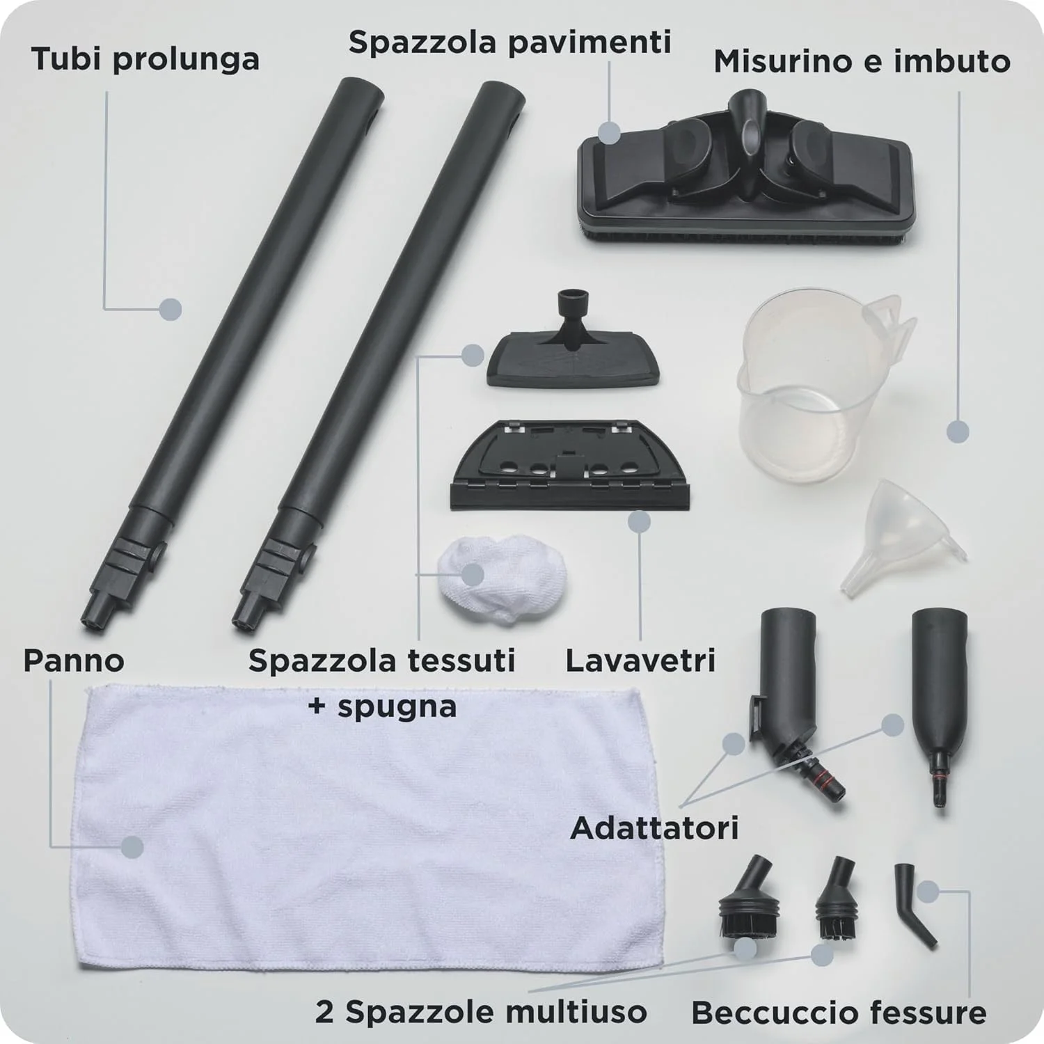 بخارشوی چند منظوره آریته مدل 4146 X-Vapor Deluxe مناسب برای کف، فرش، روکش خودرو، لباس و پنجره، زمان گرم شدن 8 دقیقه