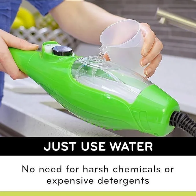 بخارشوی دستی چند منظوره X5 Mop 5 در 1 | تمیز کردن قدرتمند با بخار برای مصارف خانگی | شامل کیت لوازم جانبی 11 تکه