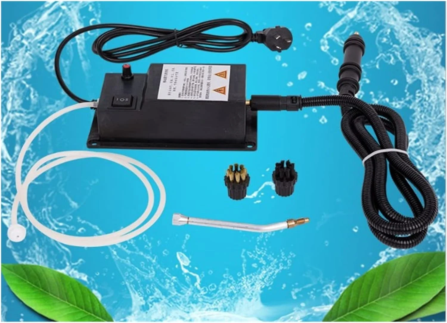 بخارشوی دستی AJWYSOI، بخارشوی خانگی آشپزخانه، بخارشوی دستی کوچک با درجه حرارت بالا برای ضد عفونی کردن، مناسب برای استفاده در منزل، کاشی و سرامیک، و تمیز کردن خودرو