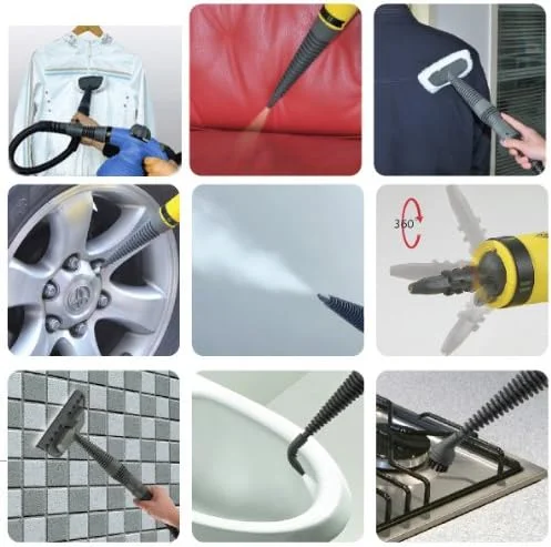 بخارشوی دستی چند منظوره تحت فشار DBTech برای از بین بردن لکه، پرده، شکاف، کنترل ساس، صندلی ماشین و موارد دیگر بخارشوی دستی چند منظوره تحت فشار DBTech برای از بین بردن لکه، پرده، شکاف، کنترل ساس، صندلی ماشین و موارد دیگر