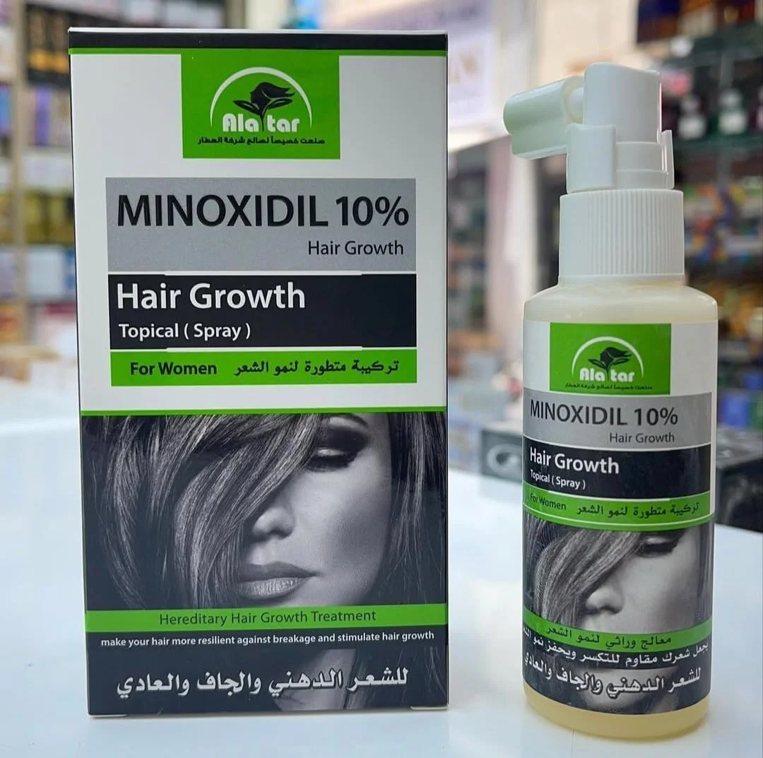 اسپری رشد مو ماینوکسیدیل 10% برای زنان، درمان موضعی، فرمول رشد موی ارثی