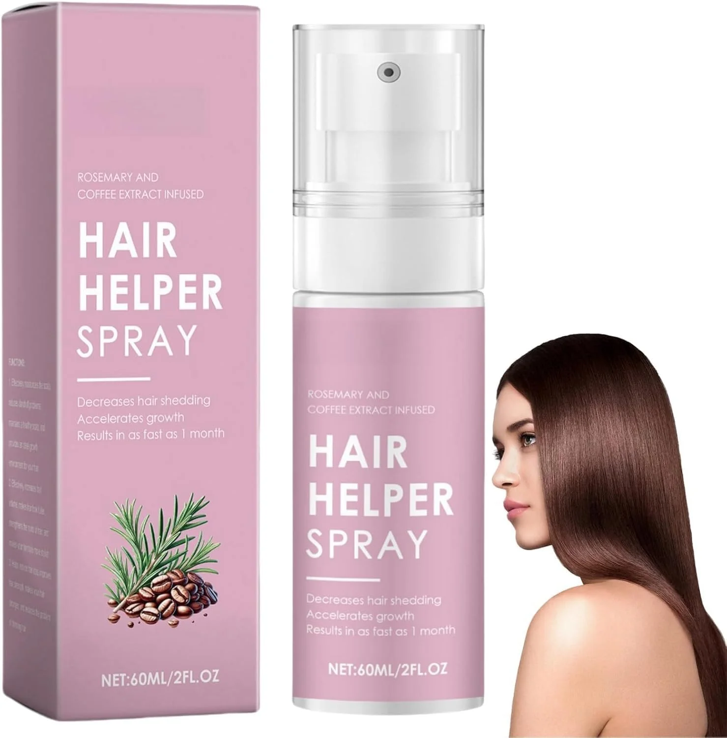 اسپری کمک کننده مو نجیب، اسپری رشد مو، سرم موی طبیعی با کافئین برای موهای ضخیم تر، روغن رشد مو، سرم رشد مو، اسپری ضخیم کننده مو، اسپری ضد ریزش مو، اسپری رشد مجدد مو