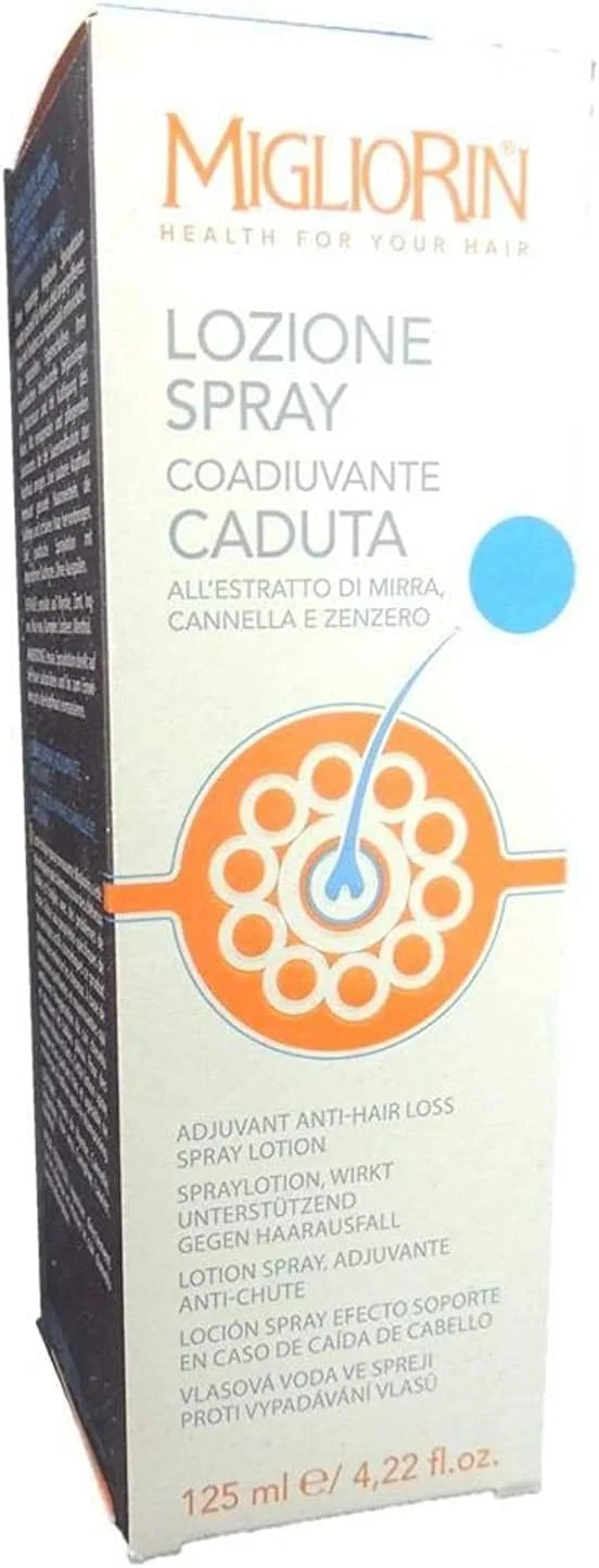 لوسیون اسپری کمکی ضد ریزش مو میگلیورین - (125 میلی لیتر)