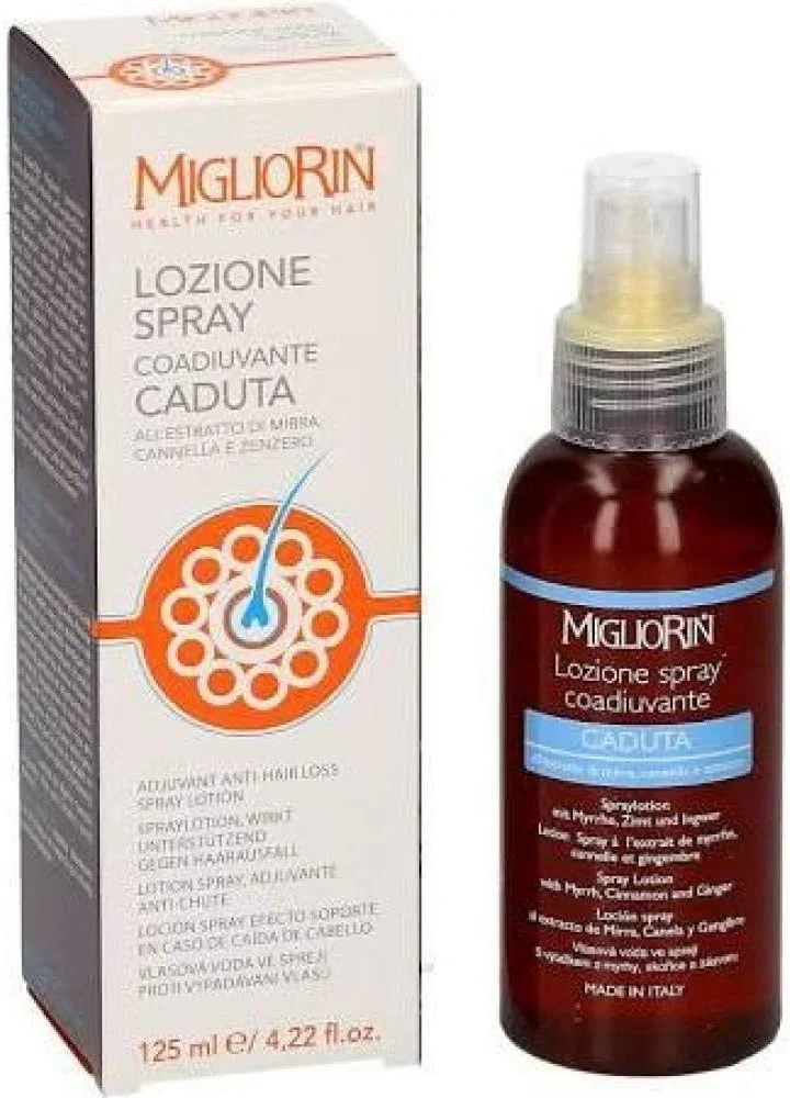 لوسیون اسپری کمکی ضد ریزش مو میلیگورین 125 میلی لیتر