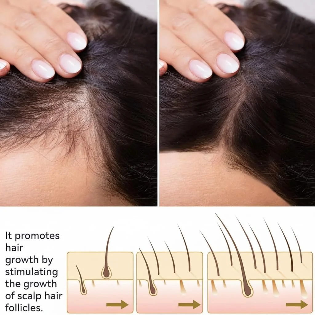 اسپری روغن رشد موی طبیعی نالاکال، اسپری بیوتین مو و ریش برای رشد سریع مو، سرم ضد ریزش مو برای مردان و زنان، روغن های ضروری برای موهای ضخیم تر و سالم تر، 35 میلی لیتر (2 عدد)