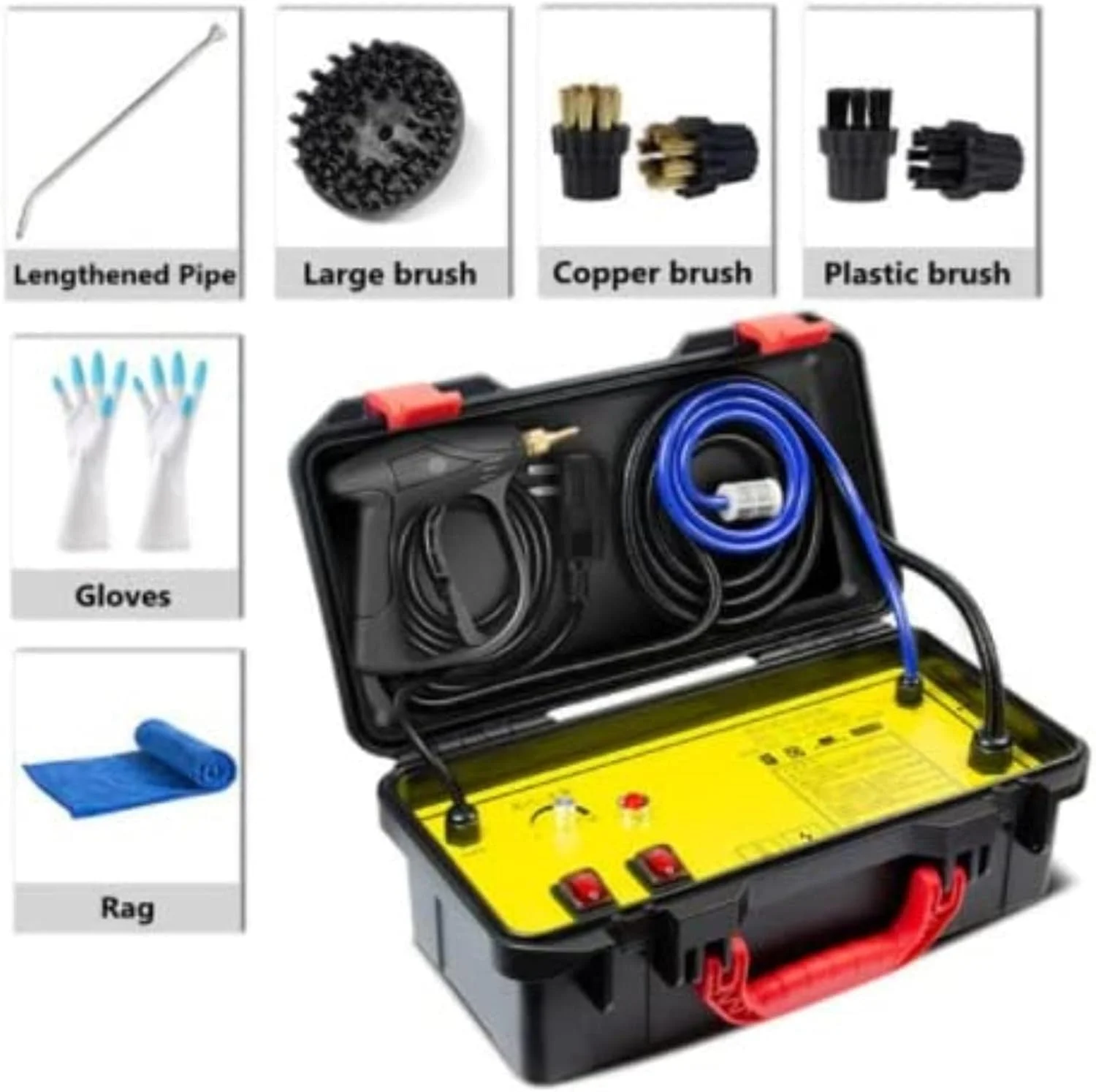 بخارشوی تجاری با فشار بالا و پمپ اتوماتیک برای تمیز کردن عمیق آشپزخانه، حمام، صندلی خودرو و مبلمان بخارشوی تجاری با فشار بالا و پمپ اتوماتیک برای تمیز کردن عمیق آشپزخانه، حمام، صندلی خودرو و مبلمان
