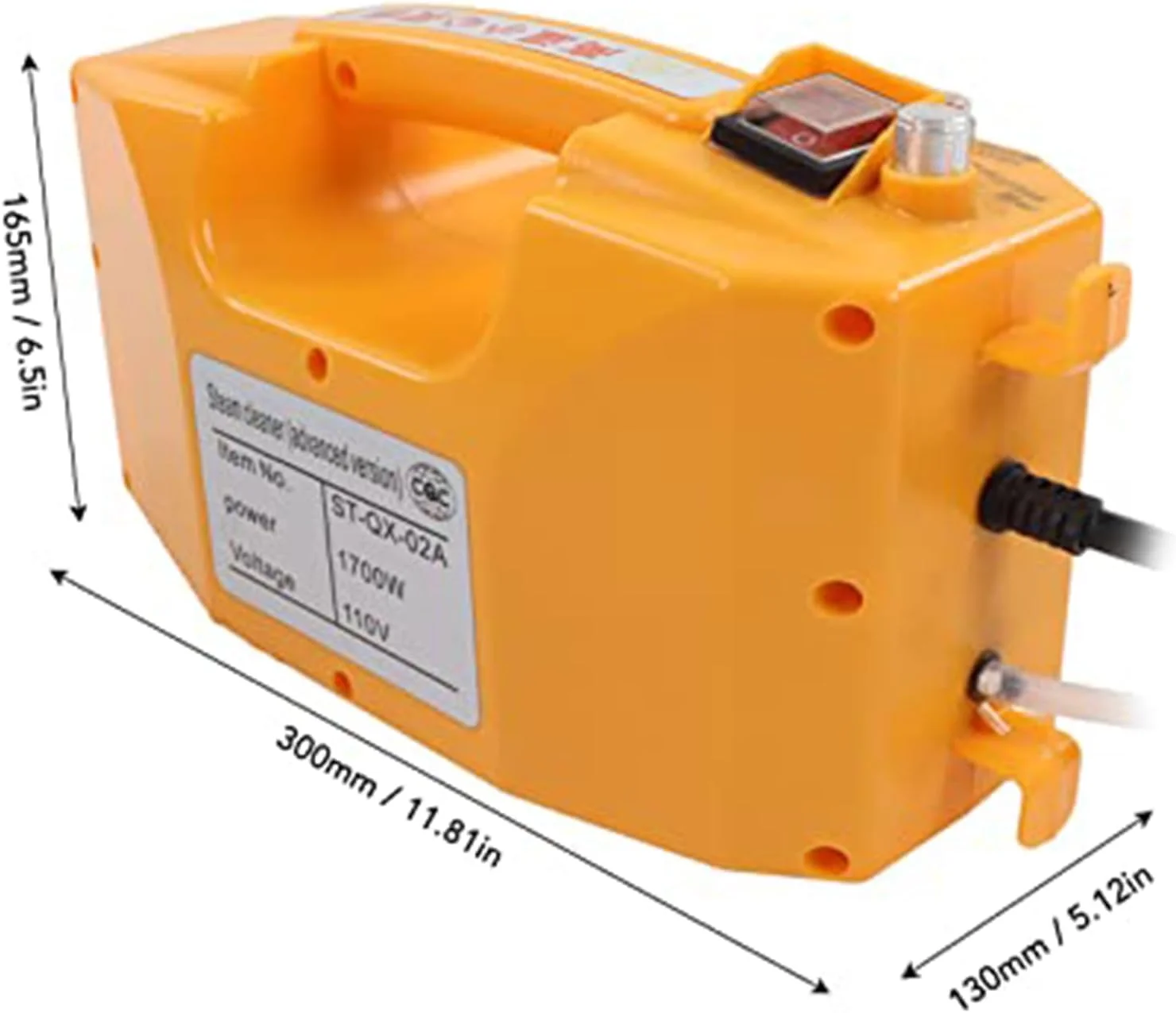 بخارشوی 2600 وات، بخارشوی پرفشار با بخار سریع با 5 سر برس و لوله افزایش طول، دستگاه تمیز کننده بخار با درجه حرارت بالا برای مبلمان خودرو، بخارشوی دستی بخارشوی 2600 وات، بخارشوی پرفشار با بخار سریع با 5 سر برس و لوله افزایش طول، دستگاه تمیز کننده بخار با درجه حرارت بالا برای مبلمان خودرو، بخارشوی دستی