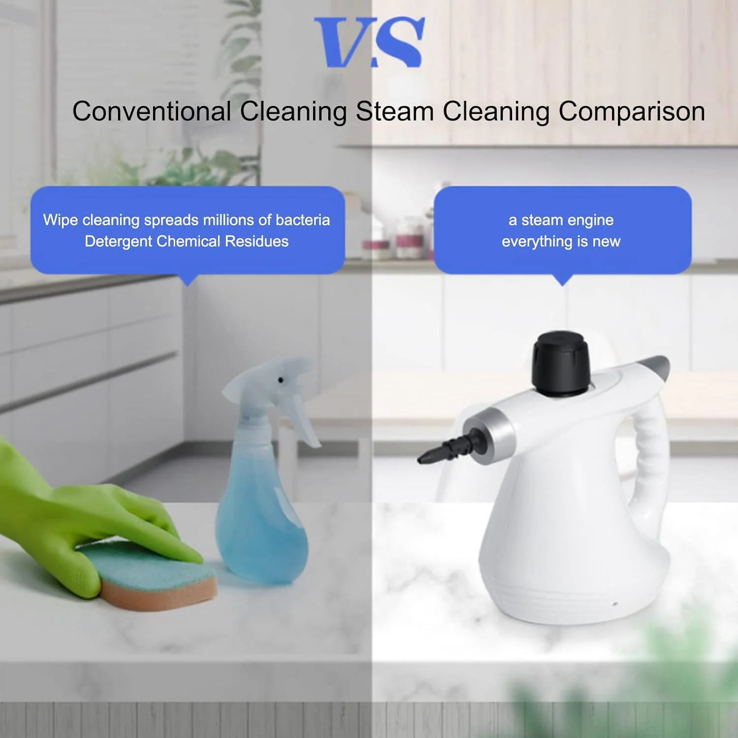 بخارشوی دستی فشار قوی 1000 وات CBWCCY، بخارشوی چند منظوره قابل حمل با 8 لوازم جانبی برای آشپزخانه، حمام، پنجره، صندلی خودرو بخارشوی دستی فشار قوی 1000 وات CBWCCY، بخارشوی چند منظوره قابل حمل با 8 لوازم جانبی برای آشپزخانه، حمام، پنجره، صندلی خودرو