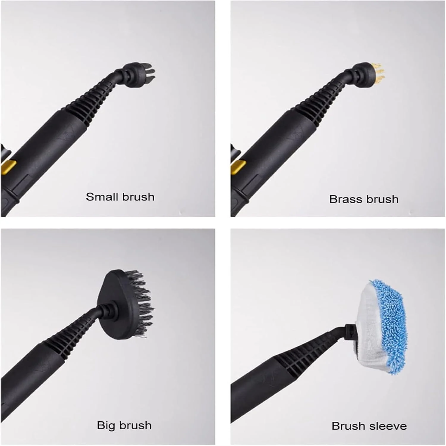 بخارشوی 2600 وات، بخارشوی پرفشار با بخار سریع با 5 سر برس و لوله افزایش طول، دستگاه تمیز کننده بخار با درجه حرارت بالا برای مبلمان خودرو، بخارشوی دستی بخارشوی 2600 وات، بخارشوی پرفشار با بخار سریع با 5 سر برس و لوله افزایش طول، دستگاه تمیز کننده بخار با درجه حرارت بالا برای مبلمان خودرو، بخارشوی دستی