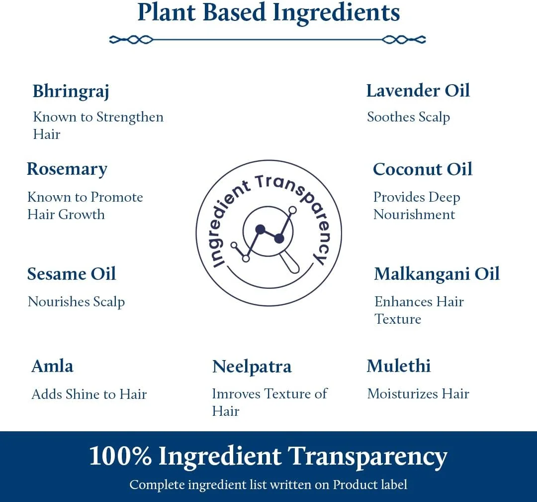 روغن رزماری بلو نکتار برای رشد مو به همراه روغن برینگراج برای مو، روغن پوست سر موی آیورودا 100% طبیعی با روغن آملا (9 گیاه، 100 میلی لیتر) روغن رزماری بلو نکتار برای رشد مو به همراه روغن برینگراج برای مو، روغن پوست سر موی آیورودا 100% طبیعی با روغن آملا (9 گیاه، 100 میلی لیتر)