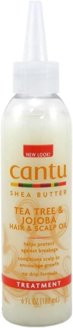 روغن مو و پوست سر حاوی شی باتر، درخت چای و جوجوبا Cantu، ۱۸۰ میلی لیتر (بسته ۳ عددی) روغن مو و پوست سر حاوی شی باتر، درخت چای و جوجوبا Cantu، ۱۸۰ میلی لیتر (بسته ۳ عددی)