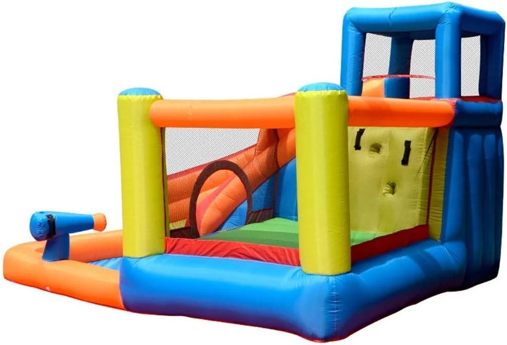قلعه بادی هانزالا، ترامپولین بادی کودکان، مناسب خانه، تخت جامپینگ سرپوشیده و فضای باز، سرسره مهد کودک
