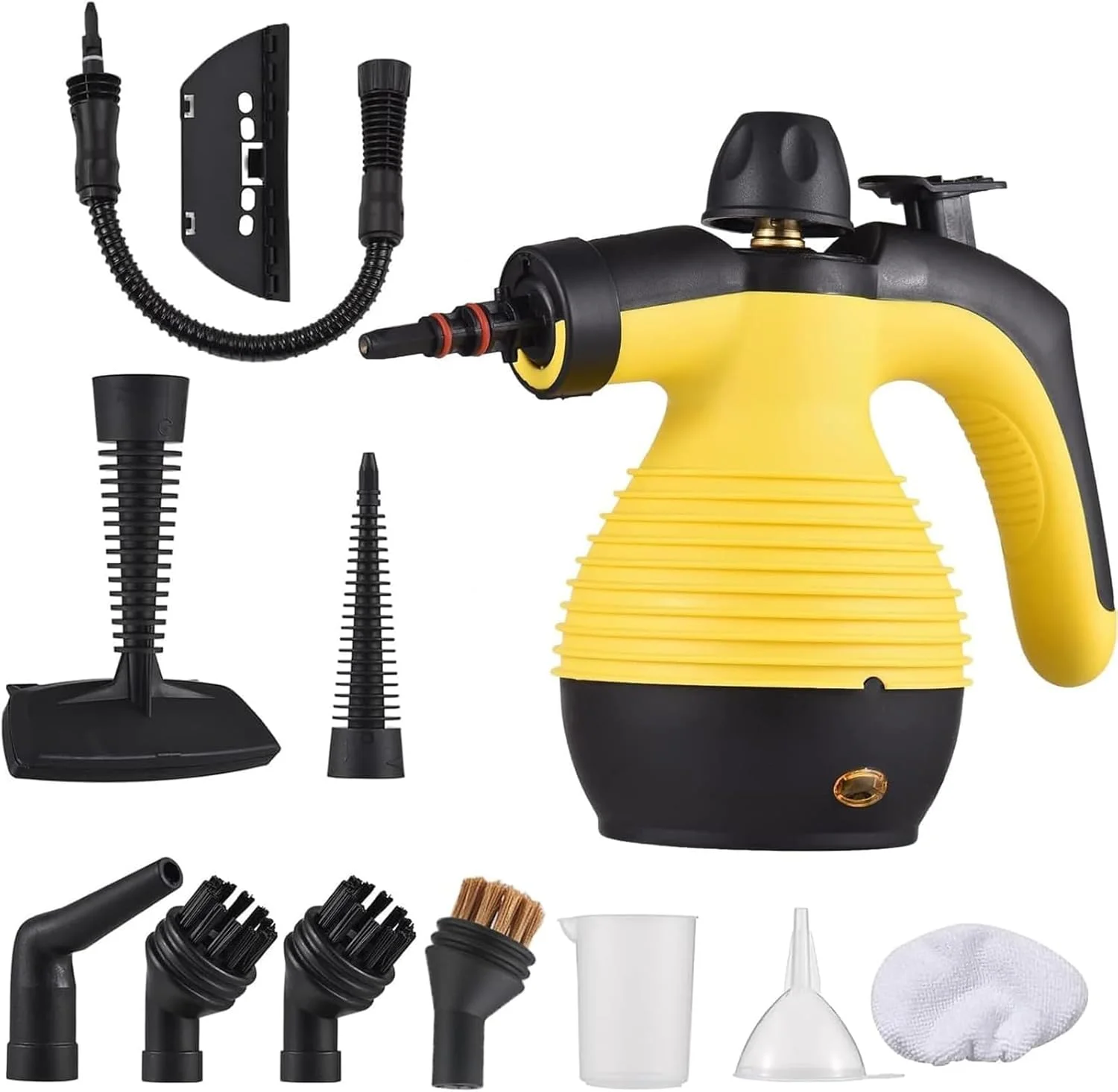 بخارشوی دستی خانگی فولوز، بخارشوی 1000 واتی با دمای بالا و سری برس، فنجان اندازه گیری برای آشپزخانه، مبلمان، حمام، ماشین، نازل چرخشی 360 درجه برای تمیز کردن نقاط کور بخارشوی دستی خانگی فولوز، بخارشوی 1000 واتی با دمای بالا و سری برس، فنجان اندازه گیری برای آشپزخانه، مبلمان، حمام، ماشین، نازل چرخشی 360 درجه برای تمیز کردن نقاط کور