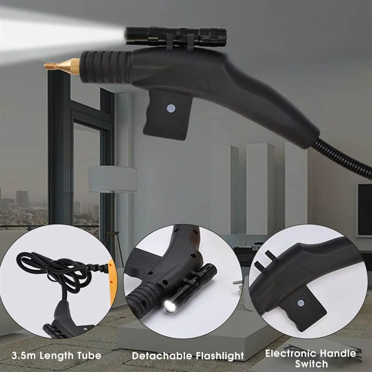 بخارشوی دستی GFSuwqj 3000W، بخارشوی حرفه ای دستی، ژنراتور بخار فشار قوی، دستگاه تمیز کننده برای آشپزخانه خانگی، مناسب برای استفاده در منزل، تمیز کردن درز کاشی و سرامیک و جزئیات خودرو بخارشوی دستی GFSuwqj 3000W، بخارشوی حرفه ای دستی، ژنراتور بخار فشار قوی، دستگاه تمیز کننده برای آشپزخانه خانگی، مناسب برای استفاده در منزل، تمیز کردن درز کاشی و سرامیک و جزئیات خودرو